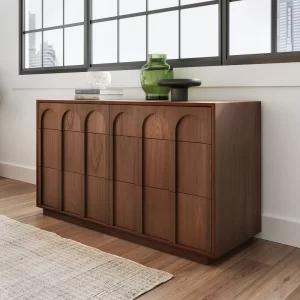 KEARY – Mid Century Inspired Chest of Six Drawers